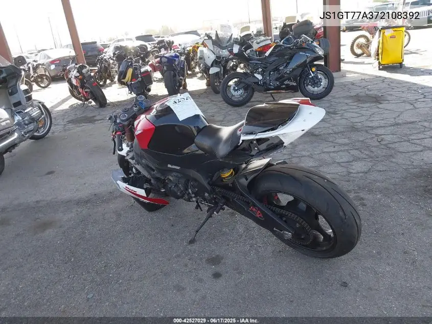 2007 Suzuki Gsx-R1000 VIN: JS1GT77A372108392 Lot: 42527029