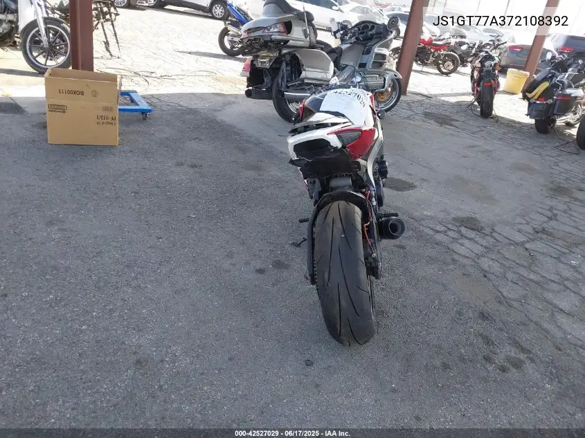 2007 Suzuki Gsx-R1000 VIN: JS1GT77A372108392 Lot: 42527029