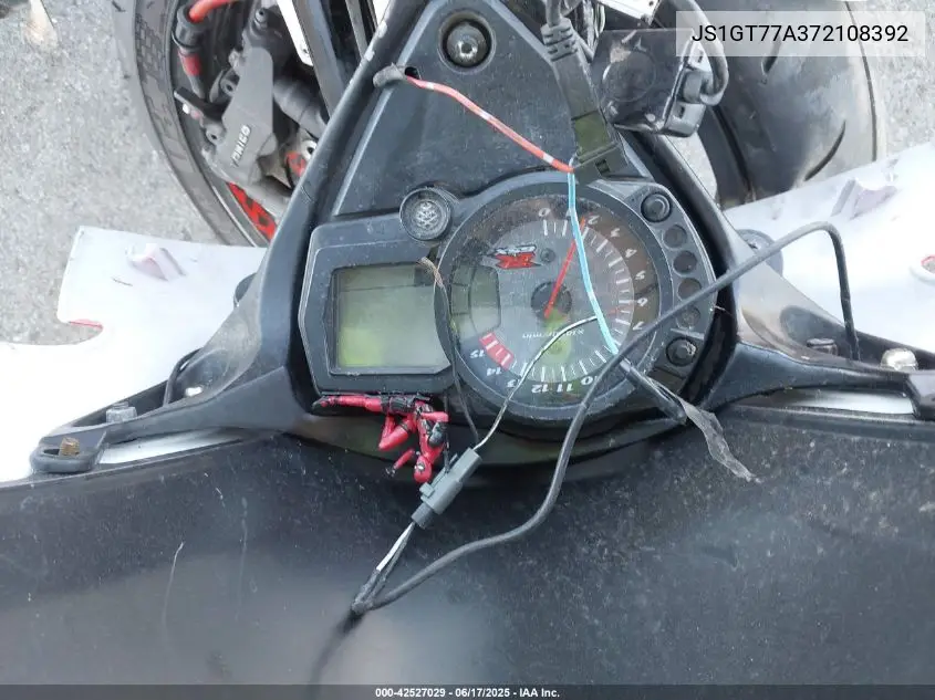2007 Suzuki Gsx-R1000 VIN: JS1GT77A372108392 Lot: 42527029