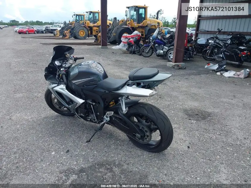 2007 Suzuki Gsx-R750 VIN: JS1GR7KA572101384 Lot: 42616613
