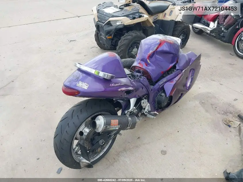 2007 Suzuki Gsx1300 Rz VIN: JS1GW71AX72104453 Lot: 42660242