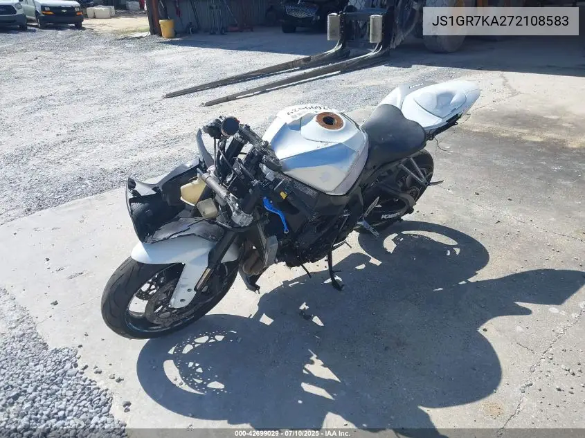 2007 Suzuki Gsx-R750 VIN: JS1GR7KA272108583 Lot: 42699029