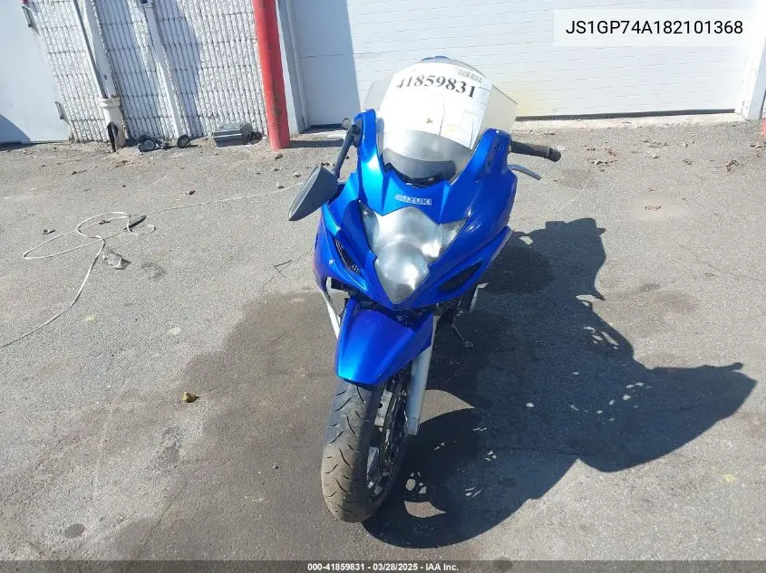 2008 Suzuki Gsx650 F VIN: JS1GP74A182101368 Lot: 41859831