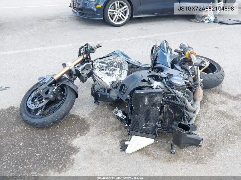 2008 Suzuki Gsx1300 R VIN: JS1GX72A882104898 Lot: 42530711