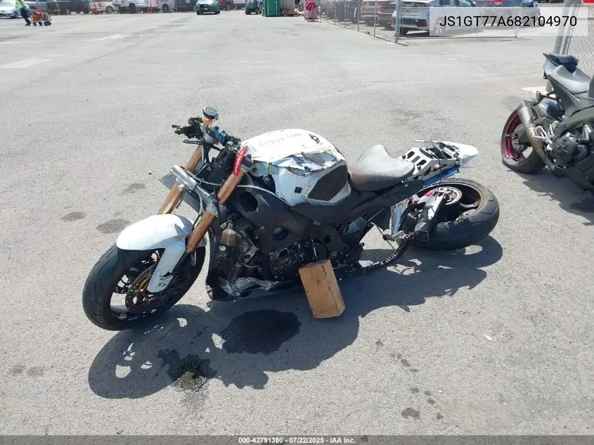 2008 Suzuki Gsx-R1000 VIN: JS1GT77A682104970 Lot: 42791360