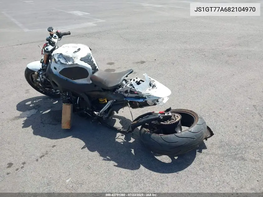 2008 Suzuki Gsx-R1000 VIN: JS1GT77A682104970 Lot: 42791360