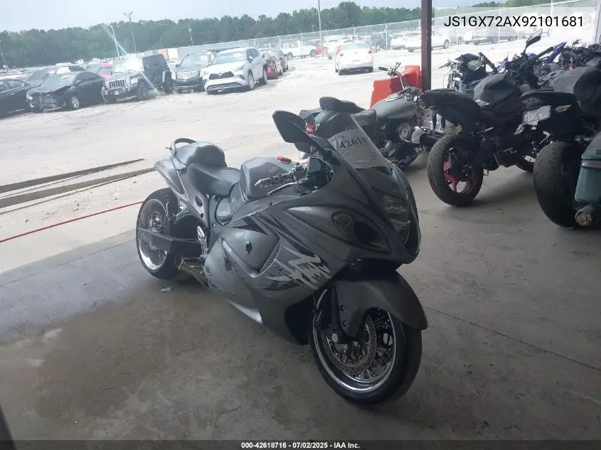 2009 Suzuki Gsx1300 R VIN: JS1GX72AX92101681 Lot: 42618716