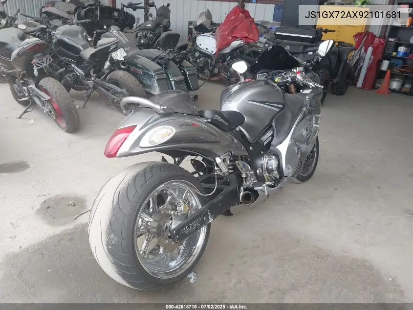 2009 Suzuki Gsx1300 R VIN: JS1GX72AX92101681 Lot: 42618716