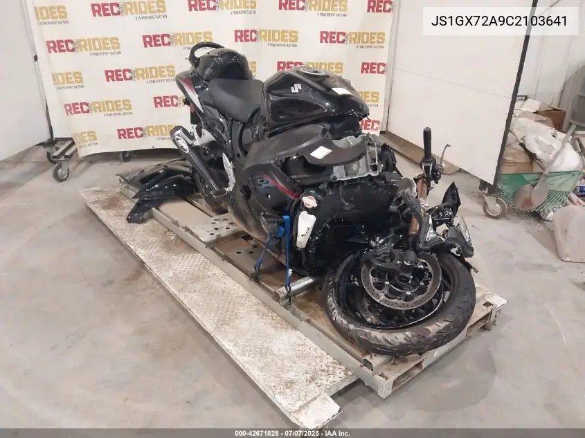 2012 Suzuki Gsx1300 R VIN: JS1GX72A9C2103641 Lot: 42671828