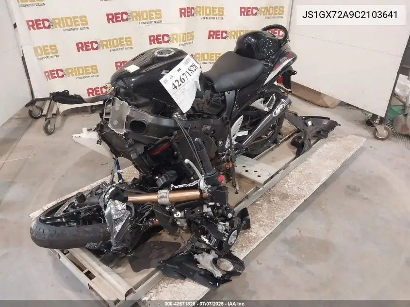 2012 Suzuki Gsx1300 R VIN: JS1GX72A9C2103641 Lot: 42671828