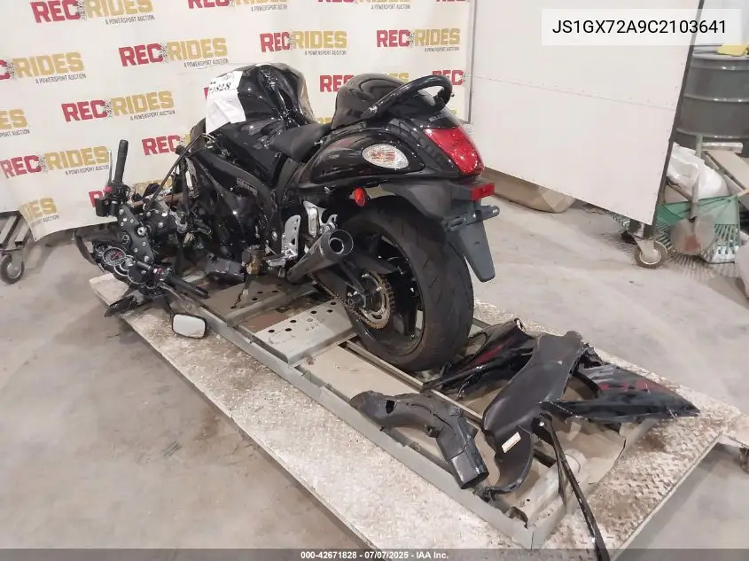 2012 Suzuki Gsx1300 R VIN: JS1GX72A9C2103641 Lot: 42671828