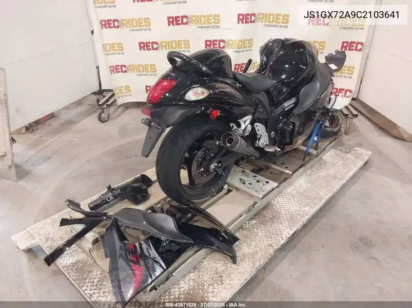 2012 Suzuki Gsx1300 R VIN: JS1GX72A9C2103641 Lot: 42671828