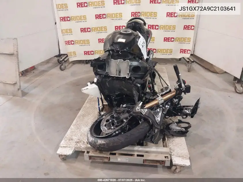 2012 Suzuki Gsx1300 R VIN: JS1GX72A9C2103641 Lot: 42671828