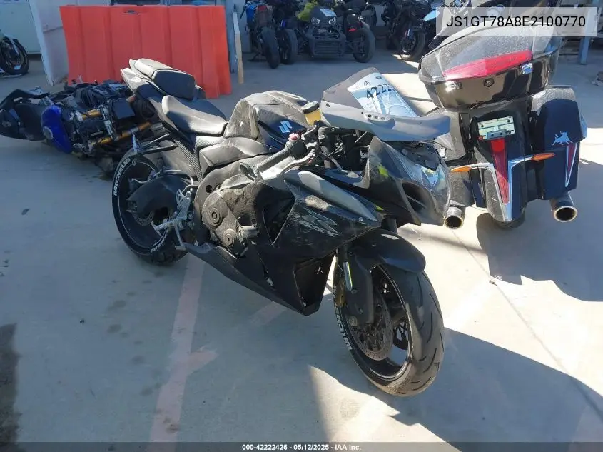 2014 Suzuki Gsx-R1000 VIN: JS1GT78A8E2100770 Lot: 42222426