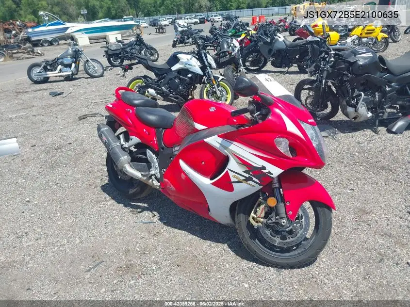 2014 Suzuki Gsx1300 Ra VIN: JS1GX72B5E2100635 Lot: 42359266