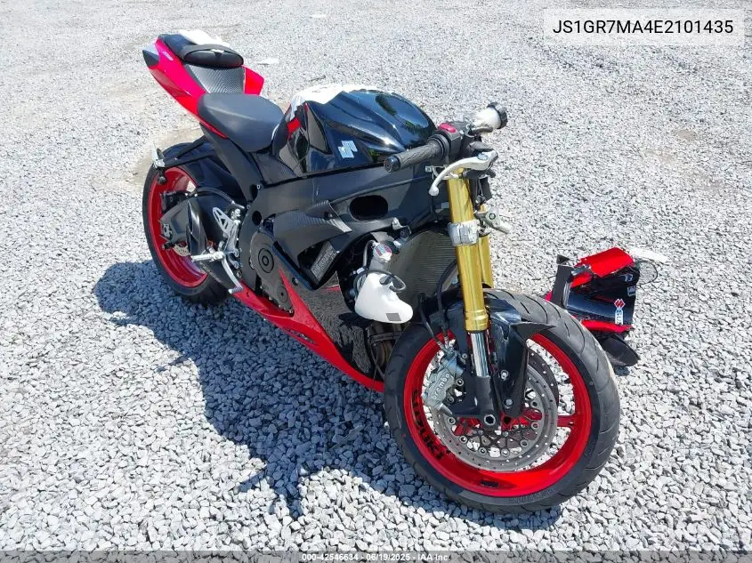 2014 Suzuki Gsx-R750 VIN: JS1GR7MA4E2101435 Lot: 42546634