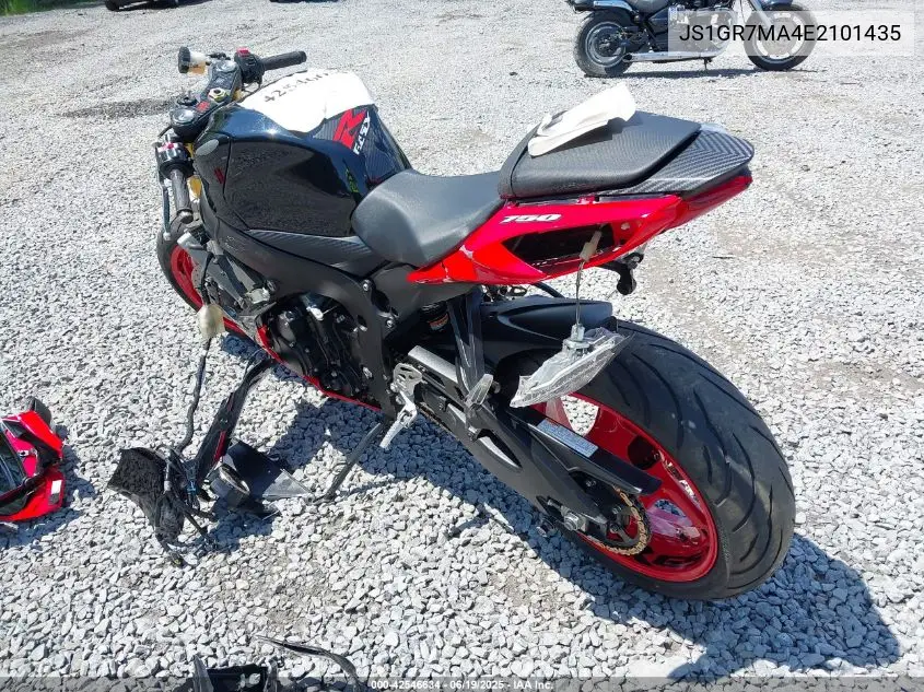 2014 Suzuki Gsx-R750 VIN: JS1GR7MA4E2101435 Lot: 42546634