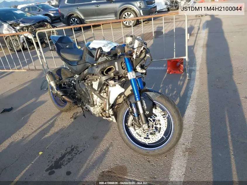 2017 Suzuki Gsx-R1000 R VIN: JS1DM11M4H2100044 Lot: 41966826