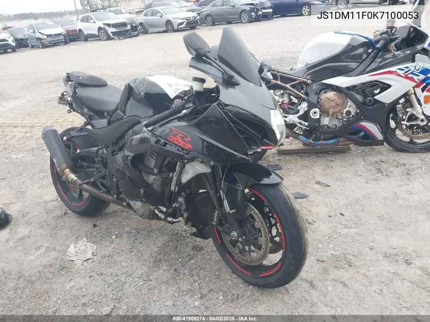 2019 Suzuki Gsx-R1000 VIN: JS1DM11F0K7100053 Lot: 41909274