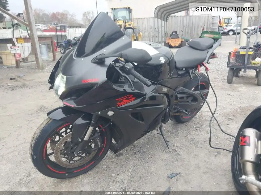 2019 Suzuki Gsx-R1000 VIN: JS1DM11F0K7100053 Lot: 41909274