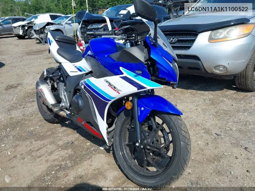 LC6DN11A1K1100522 2019 Suzuki Gsx250R M/Zm/Za