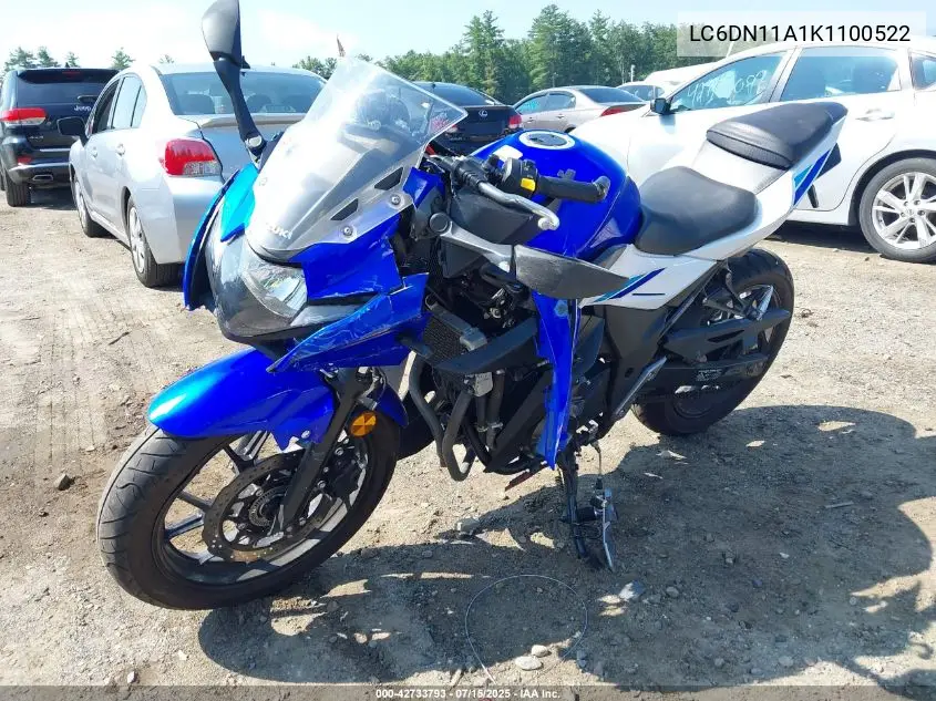 LC6DN11A1K1100522 2019 Suzuki Gsx250R M/Zm/Za