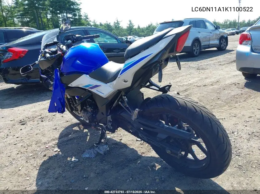 LC6DN11A1K1100522 2019 Suzuki Gsx250R M/Zm/Za