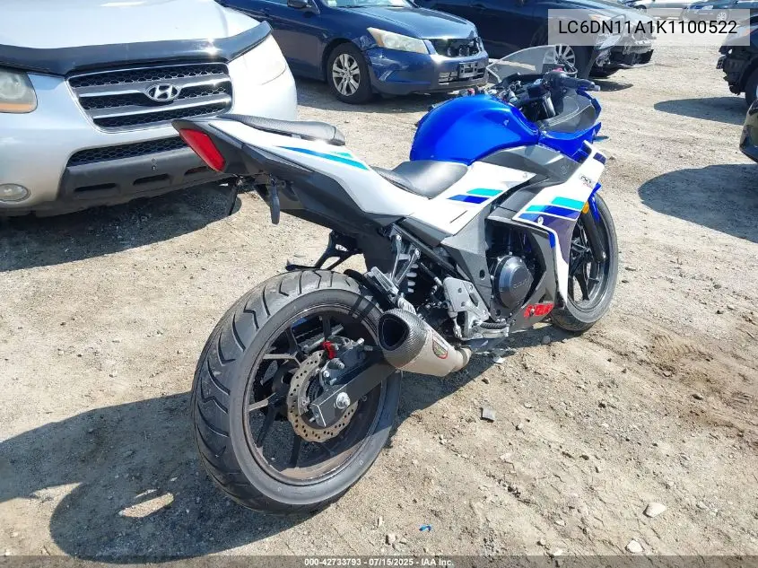 LC6DN11A1K1100522 2019 Suzuki Gsx250R M/Zm/Za