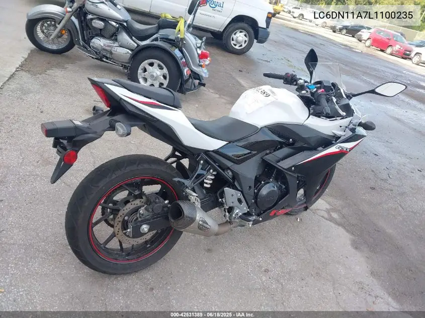 2020 Suzuki Gsx250R M/Zm/Za VIN: LC6DN11A7L1100235 Lot: 42531389