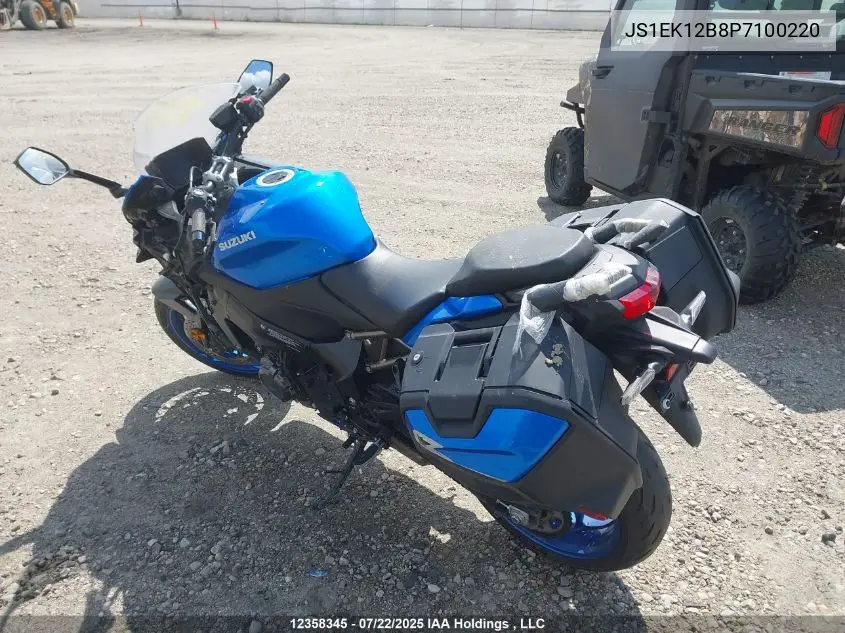 2023 Suzuki Gsx1000 Gt/Gt+ VIN: JS1EK12B8P7100220 Lot: 12358345