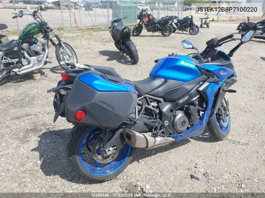 2023 Suzuki Gsx1000 Gt/Gt+ VIN: JS1EK12B8P7100220 Lot: 12358345