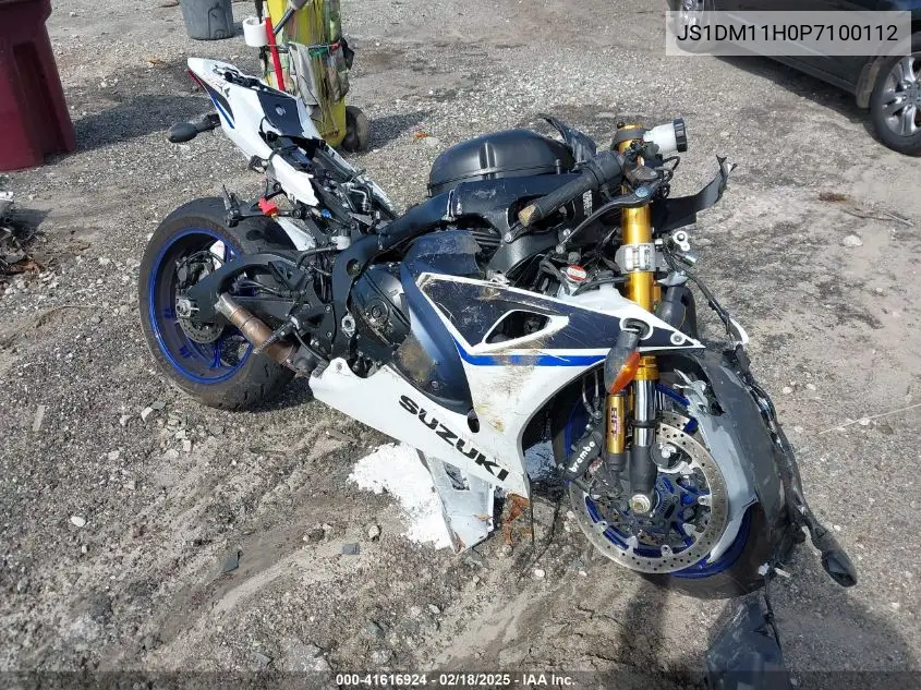 2023 Suzuki Gsx-R1000 R VIN: JS1DM11H0P7100112 Lot: 41616924