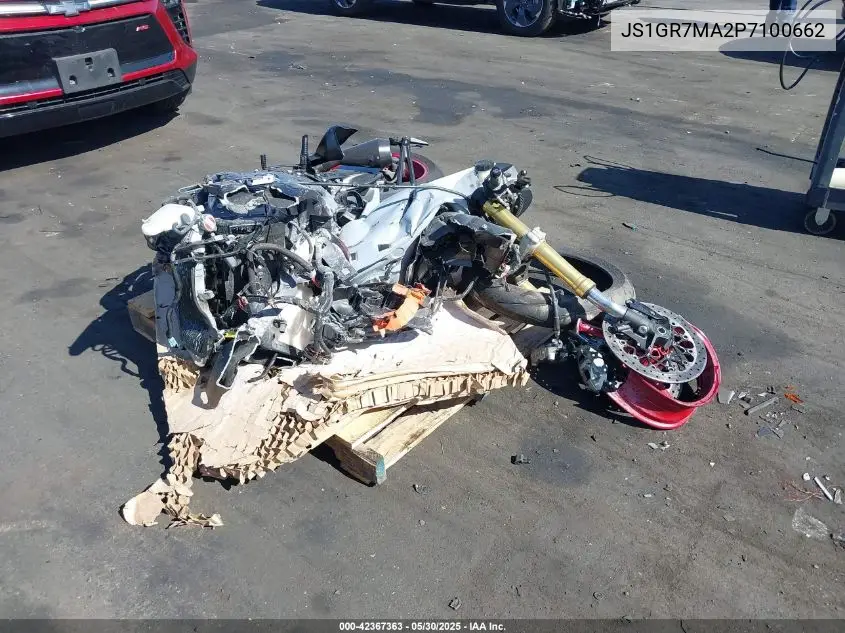 2023 Suzuki Gsx-R750 VIN: JS1GR7MA2P7100662 Lot: 42367363