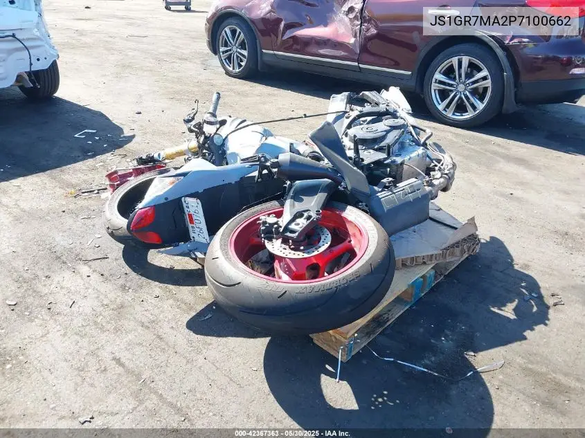2023 Suzuki Gsx-R750 VIN: JS1GR7MA2P7100662 Lot: 42367363