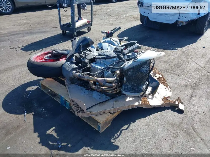 2023 Suzuki Gsx-R750 VIN: JS1GR7MA2P7100662 Lot: 42367363