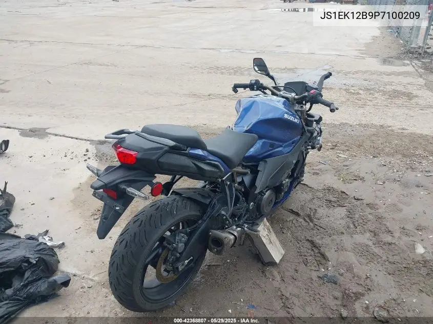 2023 Suzuki Gsx1000 Gt/Gt+ VIN: JS1EK12B9P7100209 Lot: 42368807