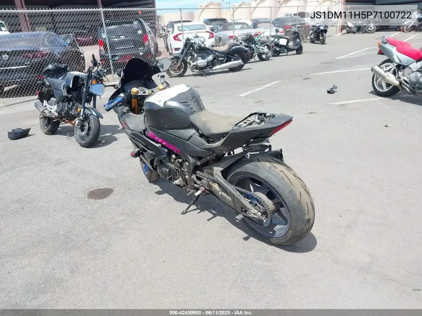 2023 Suzuki Gsx-R1000 R VIN: JS1DM11H5P7100722 Lot: 42450900