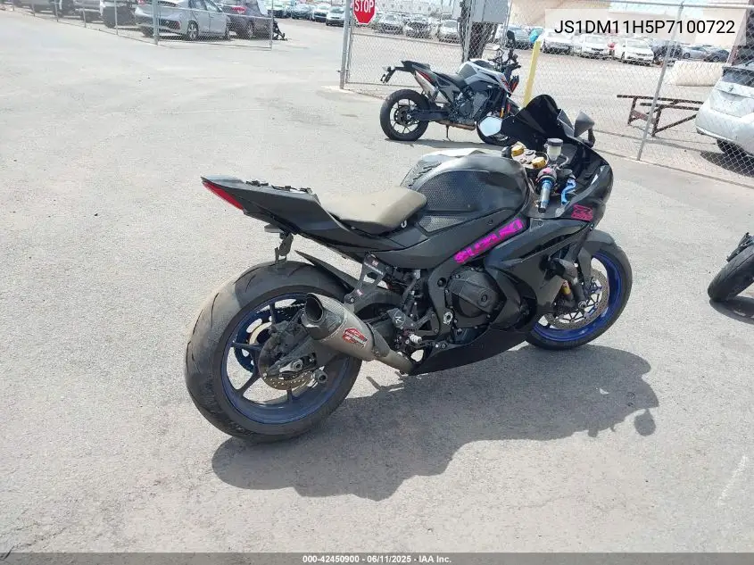 2023 Suzuki Gsx-R1000 R VIN: JS1DM11H5P7100722 Lot: 42450900