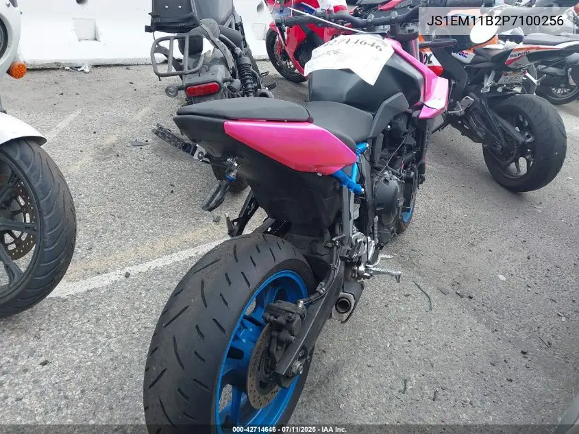 2023 Suzuki Gsx800 R VIN: JS1EM11B2P7100256 Lot: 42714646