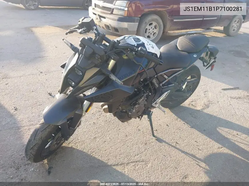 2023 Suzuki Gsx800 R VIN: JS1EM11B1P7100281 Lot: 42723925