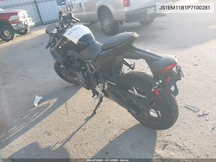 2023 Suzuki Gsx800 R VIN: JS1EM11B1P7100281 Lot: 42723925