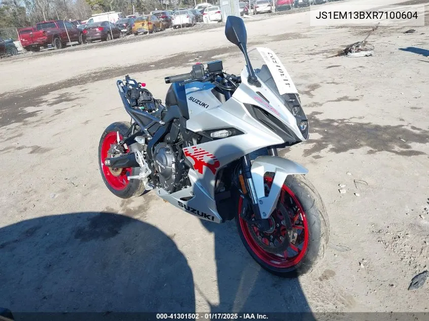 2024 Suzuki Gsx800 F VIN: JS1EM13BXR7100604 Lot: 41301502