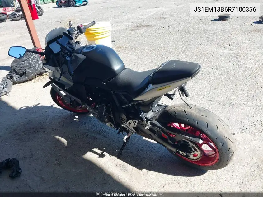 2024 Suzuki Gsx800 F VIN: JS1EM13B6R7100356 Lot: 41938904