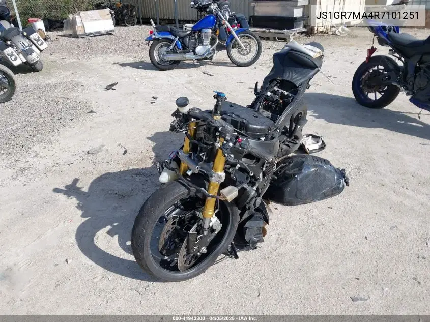 2024 Suzuki Gsx-R750 VIN: JS1GR7MA4R7101251 Lot: 41943300