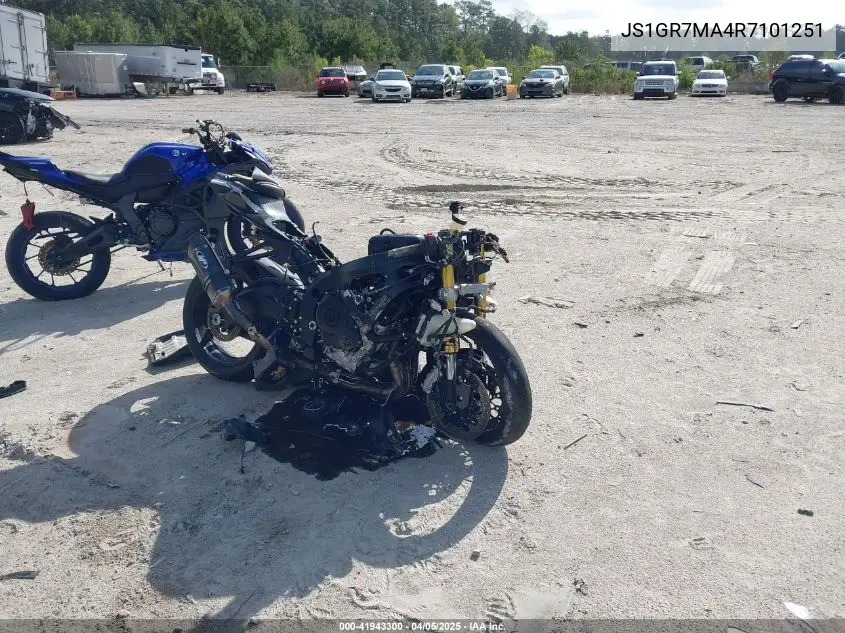 2024 Suzuki Gsx-R750 VIN: JS1GR7MA4R7101251 Lot: 41943300