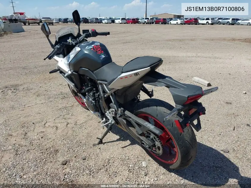 2024 Suzuki Gsx800 F VIN: JS1EM13B0R7100806 Lot: 42059597