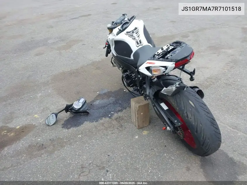 2024 Suzuki Gsx-R750 VIN: JS1GR7MA7R7101518 Lot: 42311385