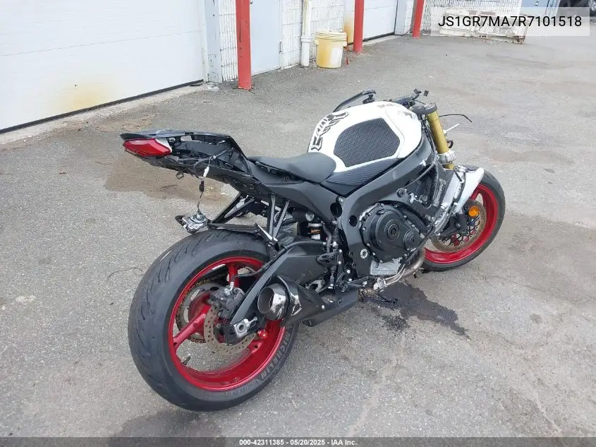 2024 Suzuki Gsx-R750 VIN: JS1GR7MA7R7101518 Lot: 42311385