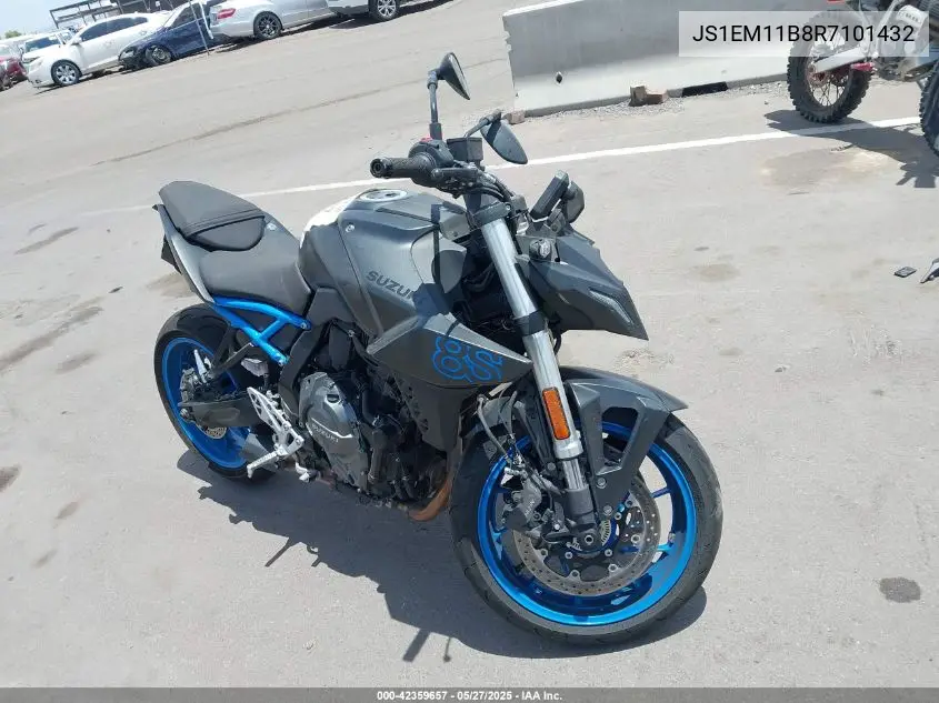 2024 Suzuki Gsx800 R VIN: JS1EM11B8R7101432 Lot: 42359657