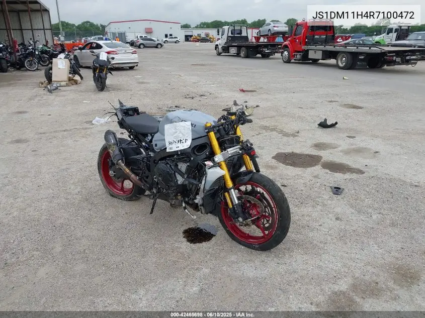 2024 Suzuki Gsx-R1000 R VIN: JS1DM11H4R7100472 Lot: 42465698